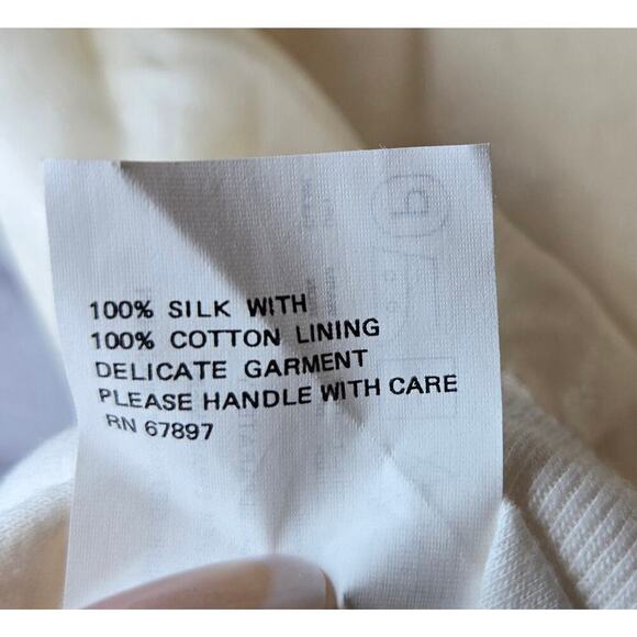 Timmy Woods Beverly Hills Collection 100% silk sequins sleeveless blouse Large. - Picture 8 of 8